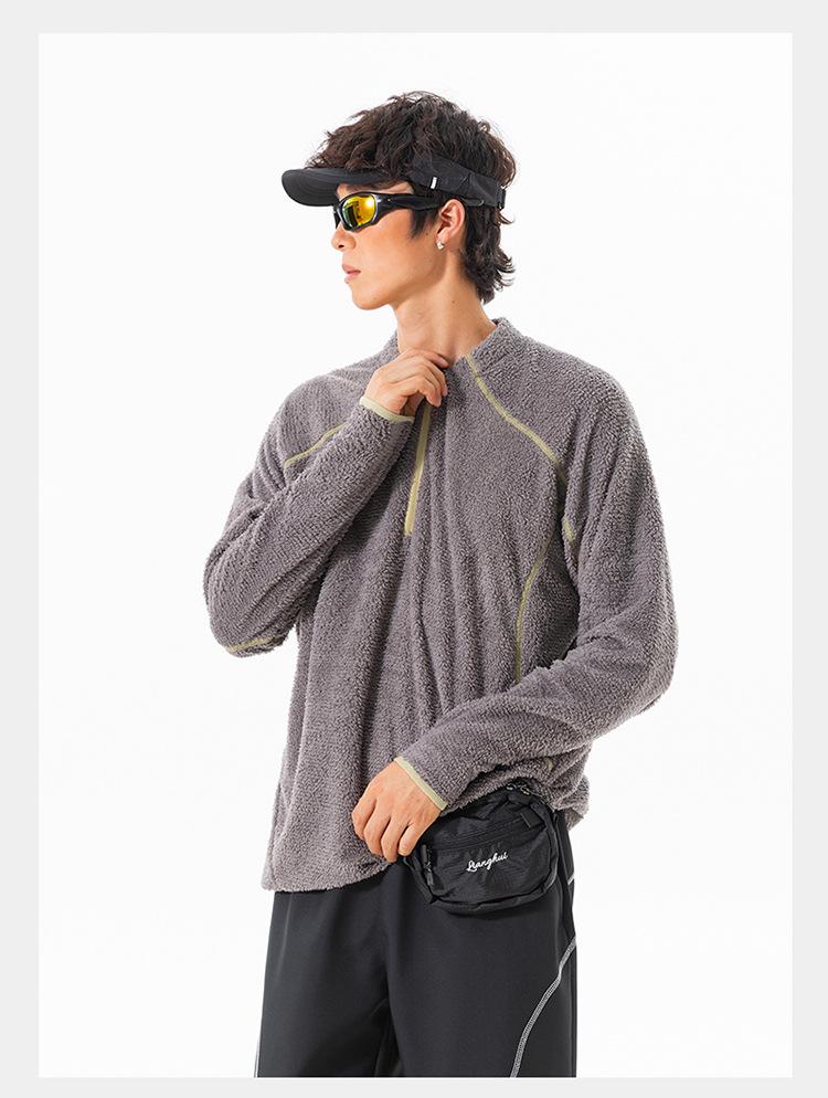Unisex Lightweight Breathable Fleece Jacket for Fall and Winter