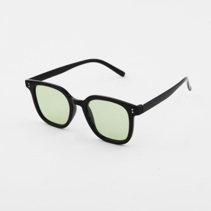 

Unisex Black Horn-Rimmed Fashion Sunglasses G1311_Black Brown
