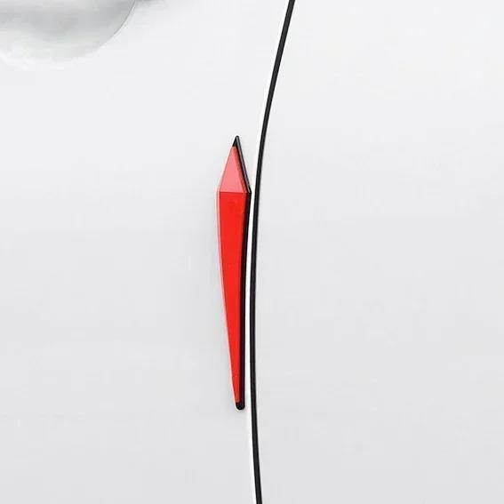Car 4pcs Antis-scratch Protective Sticker Body Bumper Anti-collision Protection Door Rearview Mirror Edge Guard Rubber Strip Interior Mirrors 6