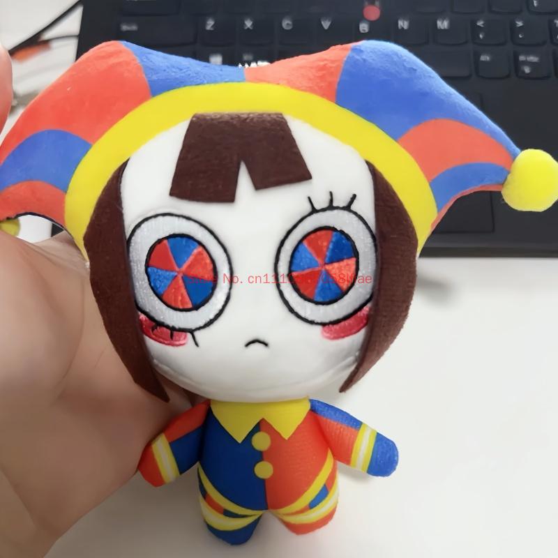 Neue Hots 10cm Pamuni Der Erstaunliche Digitale Zirkus Plüsch Schlüsselanhänger Serie Niedliche Weiche Baumwollpuppe Schreibtisch Dekoration Sammlung Geschenke