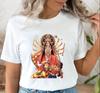 Goddess Durga T-Shirt Hindu Goddess Graphic Tee Navratri Spiritual Gift Unisex S0726-886
