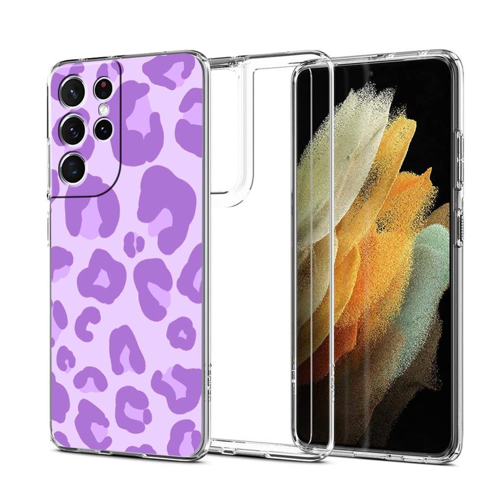 Infinity On Purple Clear Silicone Phone Case For Samsung Galaxy S23 S22 5G S20 Ultra S21 FE 5G S10E S9 S8 S10 Plus Soft Cover