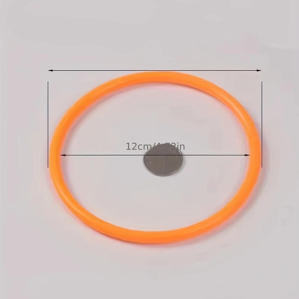 10pcs of colorful PVC ring throwing game - perfect for family gatherings, outdoor garden parties, outdoor party accessories