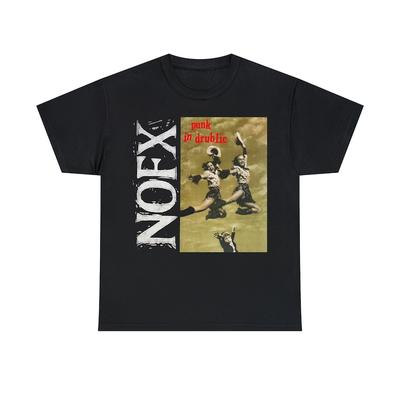 230 Gsm 100% Bavlna Nofx Tričko Punk In Drublic Rancid Pennywise Face To Face The Vandals Lagwagon Bad Religion Guttermouth Unisex Těžká Bavlna T Shi