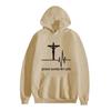 2025 New Spring and Autumn Men's Leisure Outgoing Sports and Fitness Hoodie Printed Leisure Loose Hooded Plush Couple Sweater