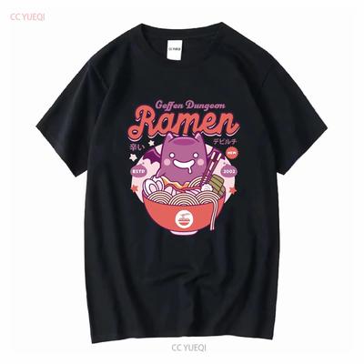 Geffen Dungeon Ramen T Shirt Ragnarok Online Video Game Gaming Gamer Eternal Love Deviruchi JRPG Long or Short Sleeves Vintage