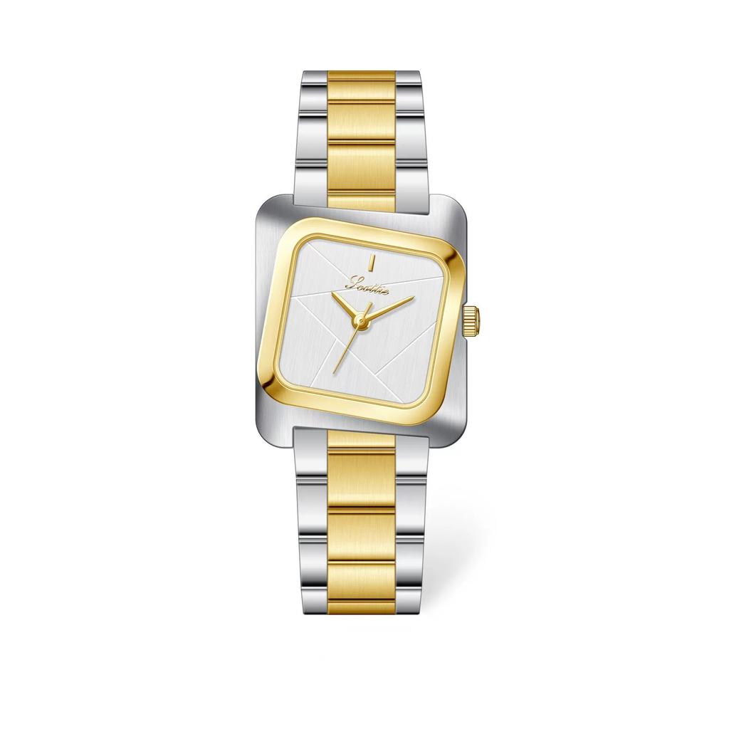 9732 Quadratischer Stahlband-Uhr Mode-Armband Damen-Uhr