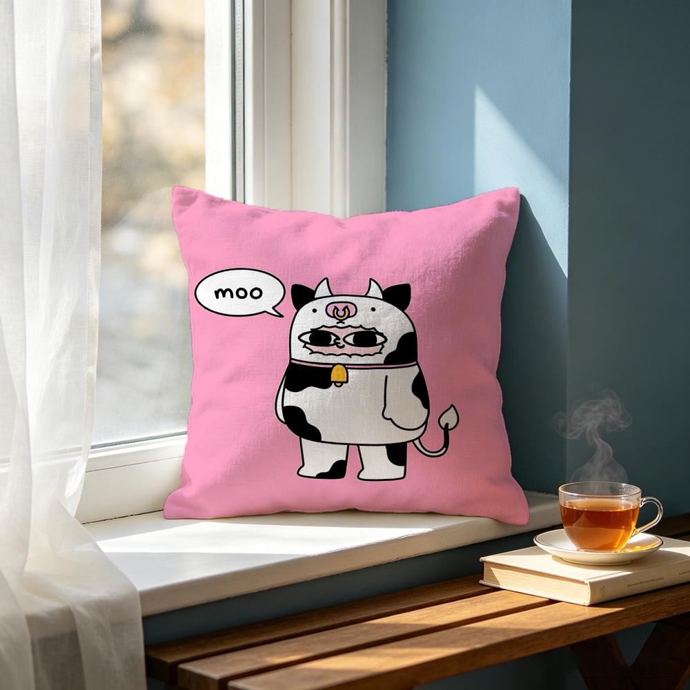 Abstract Cow Cushion Cover Cushion Cover Set Pcs x x x Pillowcase Decorative Sofa Home Decor