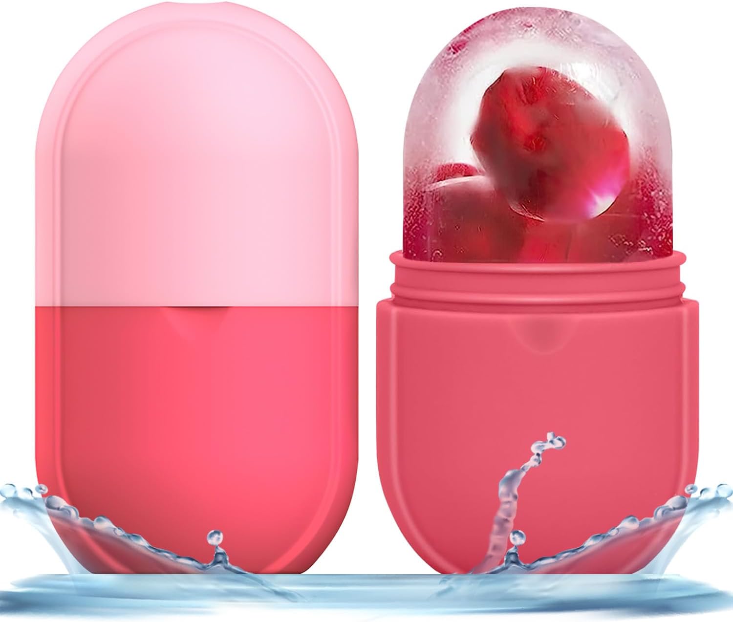 

Big Size Ice Roller for Face and Eye, Ice Face Roller, Ice Roller Skin Care Tools Gifts for Women,Silicone Ice Mold for Beauty