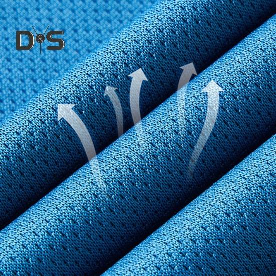 Summer Men T-shirt Mesh Thin Quick-drying Round Neck Short Sleeves O Neck Pure Color Stretchy Sport Daily Wear Top