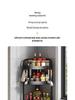 Corner Kitchen Rack: Multi-functional Triangle Knife Holder & Seasoning Jar Storage Organizer.