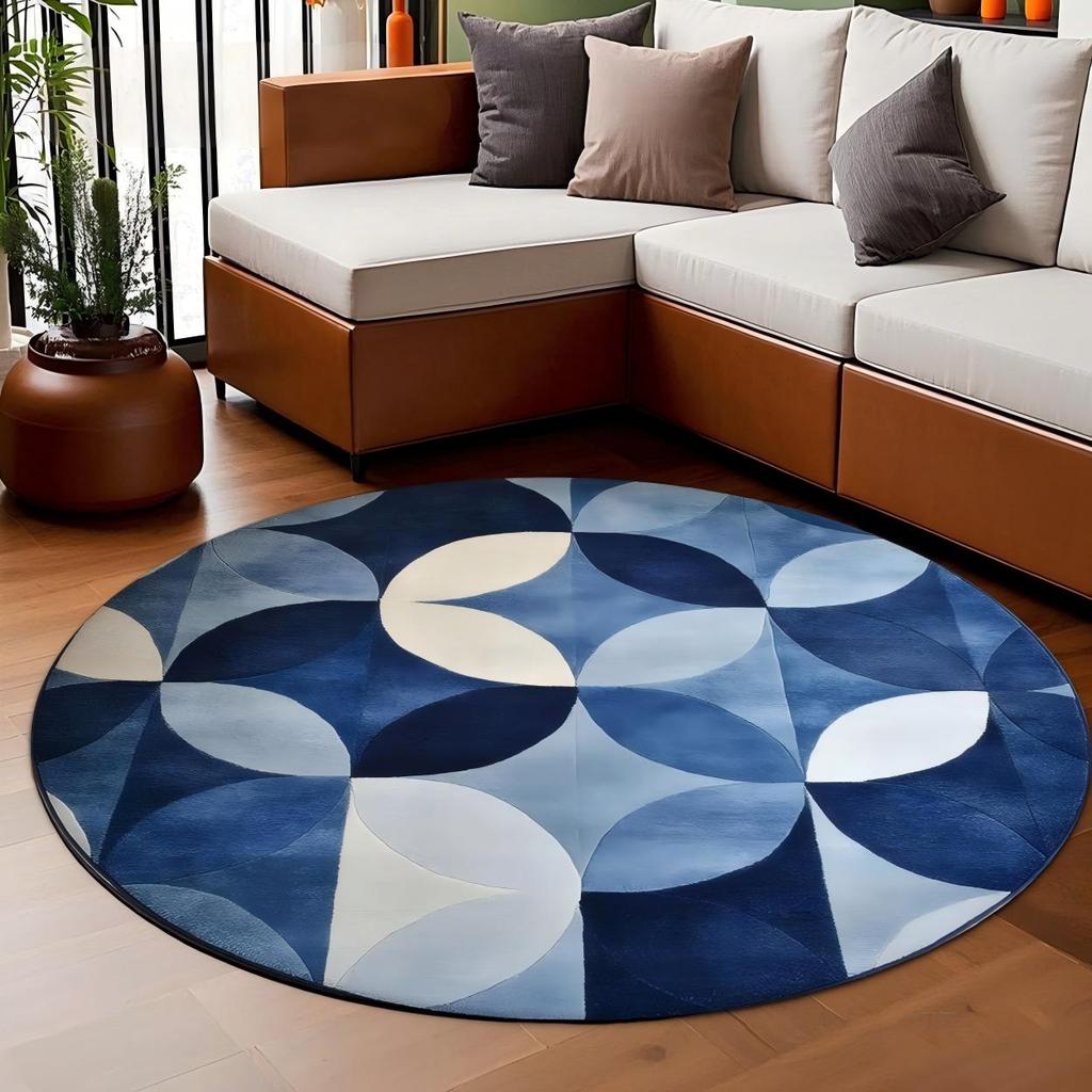 Sons of Anarchy Retro Printed Round Carpet Living Room Bedroom Carpet Non -slip Door Yoga Mat Floor Mats Birthday Gift