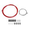 MEROCA Bike Variable Speed Brake Cable Set Tear Resistant Bicycle Brake Cable Shift Line SetRed