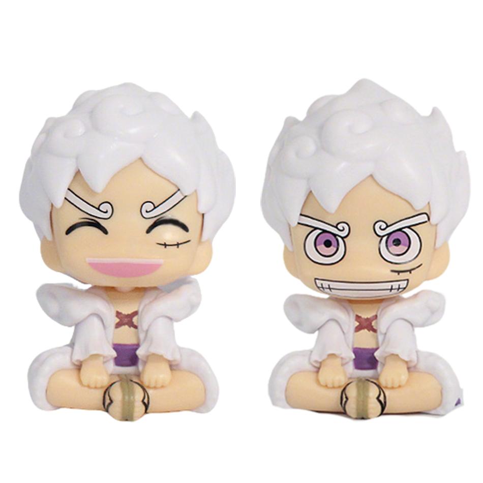 9.5cm ONE PIECE Anime Figure Look Up Gear 5 Monkey D. Luffy Action Figure Q Version Luffy Figurine PVC Collection Model Doll Toy