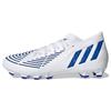 Predator Edge.2 Firm Ground Soccer Shoes Men Soccer Shoes White Blue GW6146