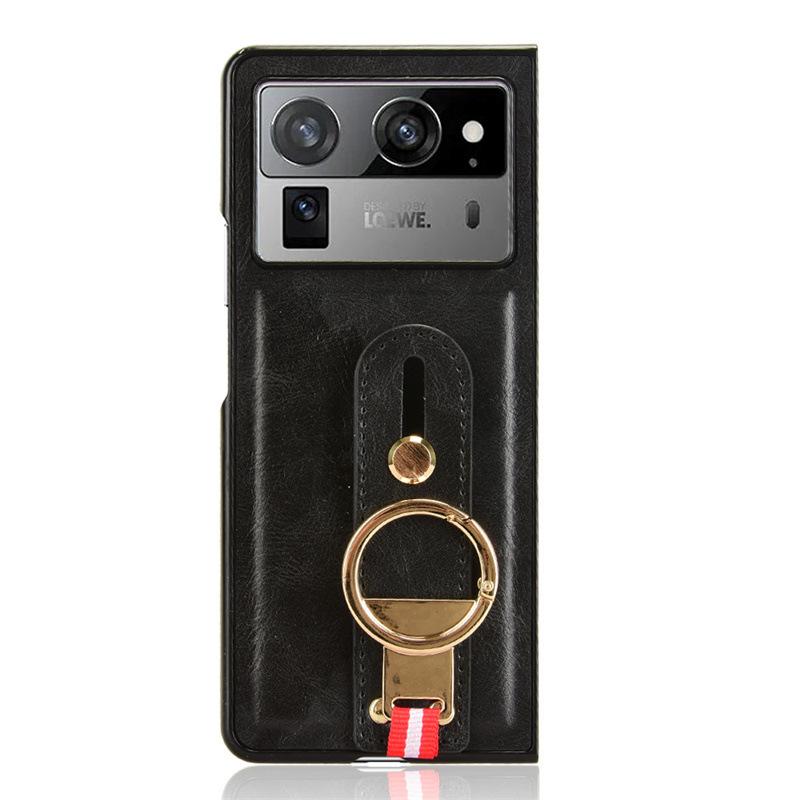 Handyhülle für Tecno Phantom V Fold2/Phantom V Fold mit Handschlaufe, stoßfeste Stoßstange, Schutzhülle