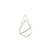 100 stykker metallmateriale dråpeform papirklips Gull Sølvfarge Kawaii Cute Bookmark Clip Skrivesaker Kontor Skolerekvisita