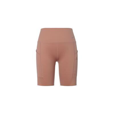 Go Unleashed Series Solid High-Waisted Pocket Cycling Fitness Shorts Women Shorts Stardust-Red DQ5926-618