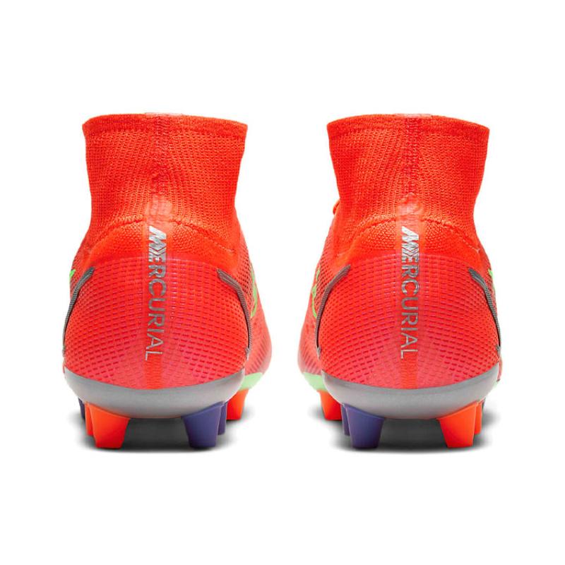 Nike Mercurial Superfly 8 Elite Ag Artificial Grass 'Red Neon Green' Sneakers CV0956-600