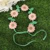 Lightweight Knitted Bandana Hairband With Floral Design Comfortable Headwrap For Sports Casual Or Formal Wear