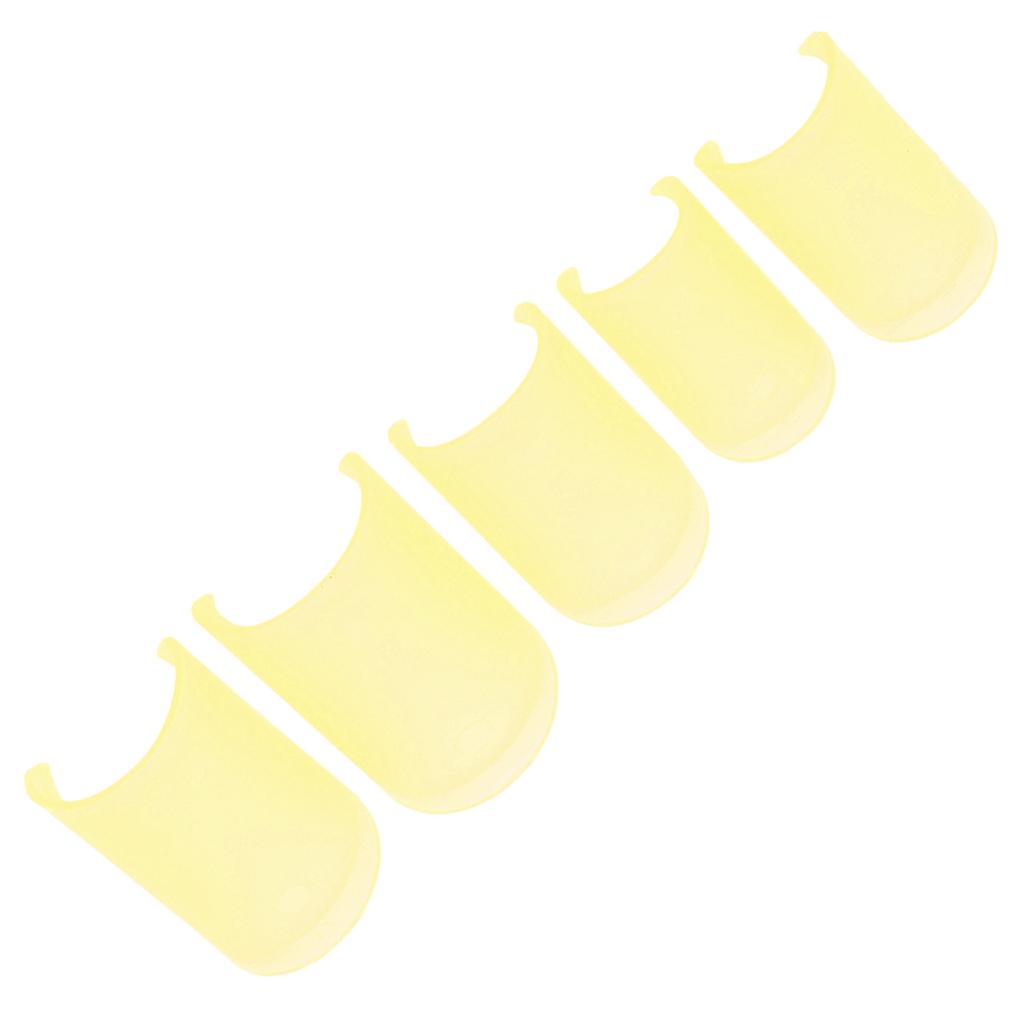 5Pcs Flute Membrane Protector ABS Traditional Chinese Instrument Accessories DM?01Yellow