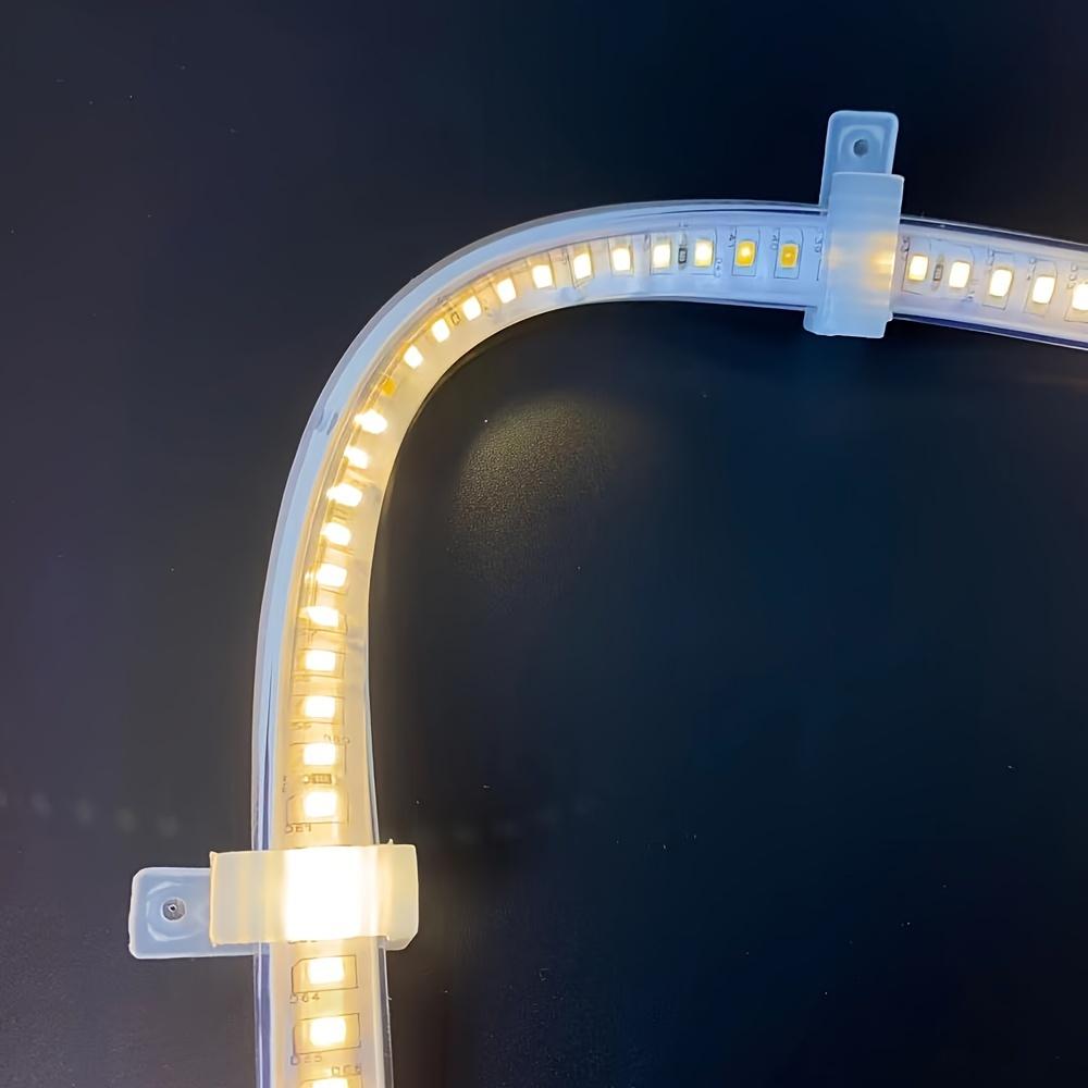 Universal 8-20mm LED Strip Fasteners Fix Clips Holder LED Connector Plastic Accessories For 2835 COB Neon Light Mounting Fixing