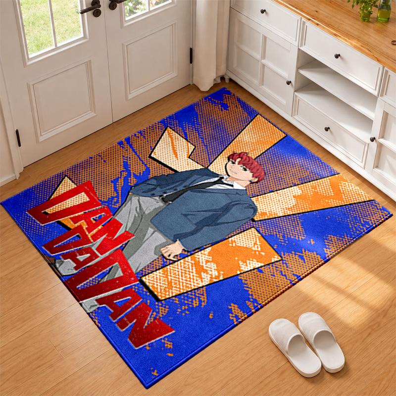 Dandadan Carpet Door Mat for Living Room or Bedroom Protective Mat Under Chair Office Decoration Christmas Gift Birthday Present