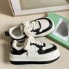 Design Sense Niche Original Shoes Women's Spring and Autumn New White Shoes All-Matching Sports Platform Wave Bread Shoes