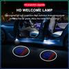 2 szt. Lampki Powitalne LED do Drzwi Samochodowych Projektor Logo Światła Duch Cienia Bezprzewodowe Lampki Drzwiowe Dla Toyota Fortuner Chr Verso Prius Hiace Yaris Trd Corolla