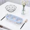 Leakproof Stainless Steel Lunch Box Reusable Seasoning Tray Food Storage Container  Travel