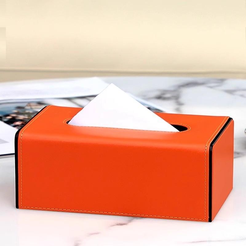 

Car Leather Carton Nordic Lightweight Luxury Carton Simple High-end Large-size Tissue Box Fashionable Car Interior Products