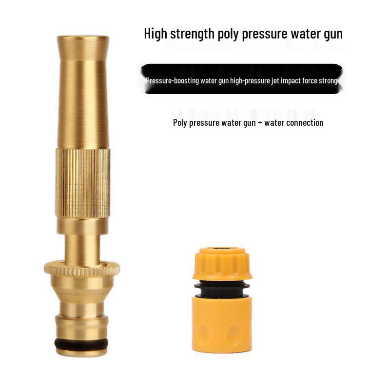 High-Pressure All-Copper Car Wash Spray Gun Set with Hose and Nozzle