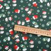 0.5m/1m/2m Christmas Series Snowman Printed Fabric For Traditions Holiday Decoration Fabrics Christmas DIY Handmade Material