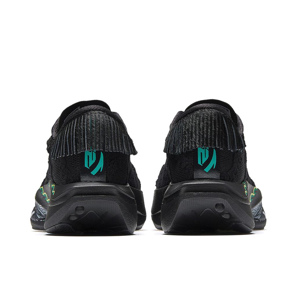 Anta C202 7.0 Cushioning, Wear Resistant Low Top Carbon Plate Casual Running Shoes Men's Basic Black 112545563R-1