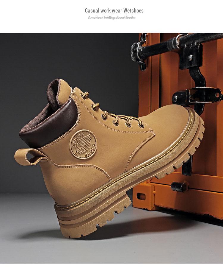 Pánské nepromokavé pracovní boty - Letní a podzimní stavební, protiskluzové, odolné proti opotřebení, horolezecké, sportovní.