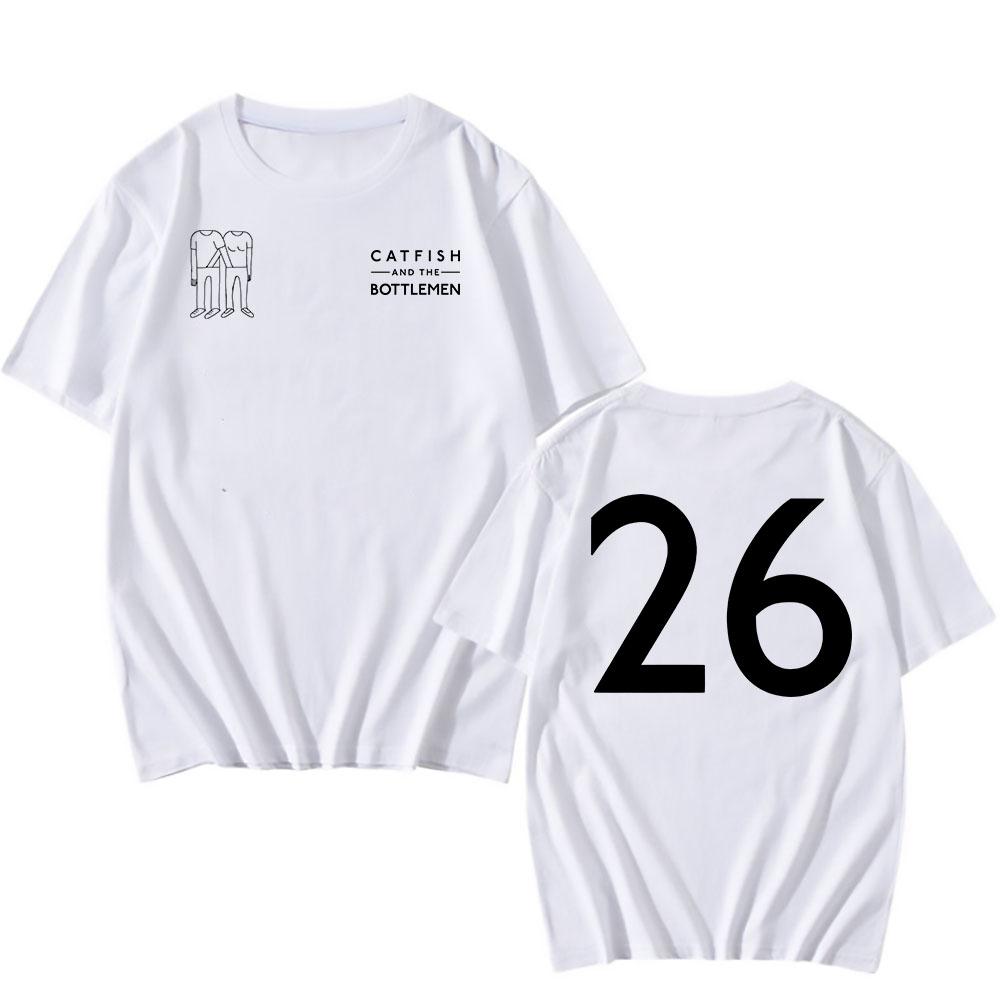 Rock Band Catfish and The Bottlemen Tshirts The Balcony Anniversary Album Print T-shirt Cotton Mens Tees Grunge T Shirts
