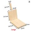 Wooden Press for Dumpling Dough Handmade Tortilla Presser Baking Pastry Mold for Kitchen Cooking and Baking Needs