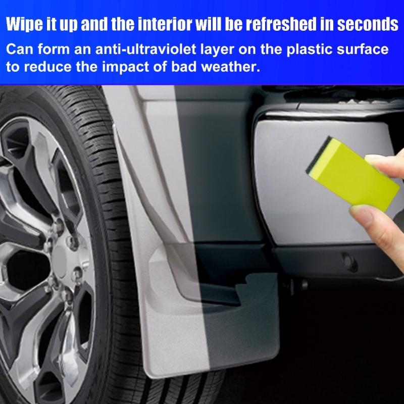 Vehicle Plastic Rejuvenation Revitalizing Agent Set for Long Lasting Gloss & Color Restoration, Strong Weather Resistant