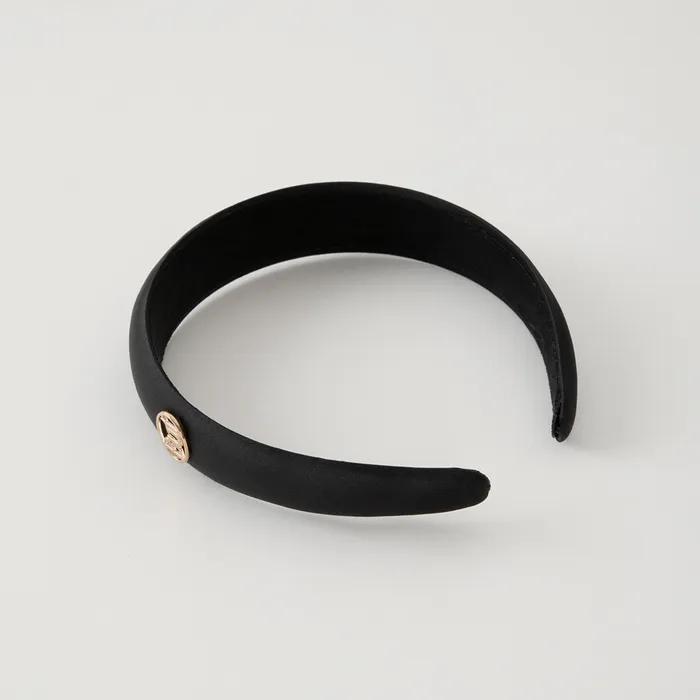 Button Hairband (Black)