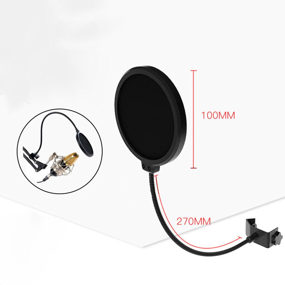 Adjustable Filter Double Layer Flexible Mic Shield