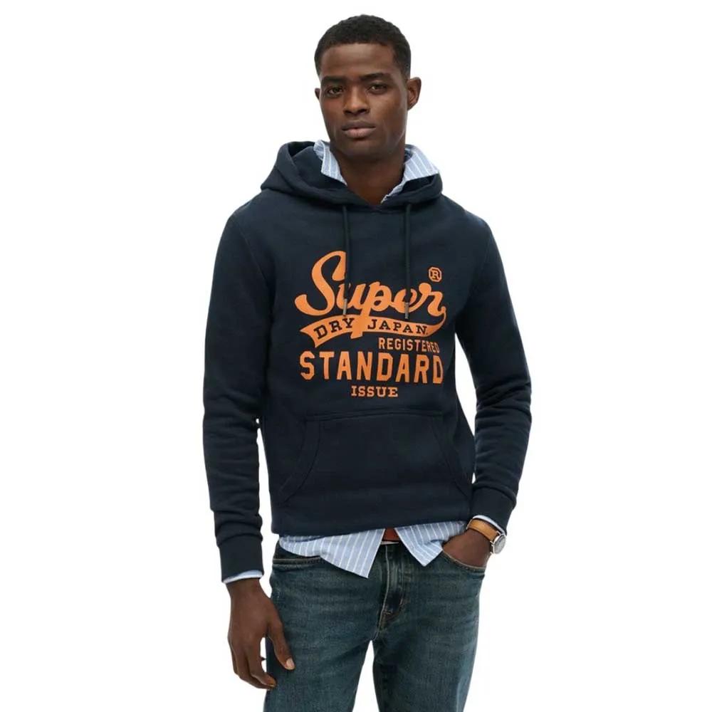Superdry Толстовка с капюшоном Standard Script EU S