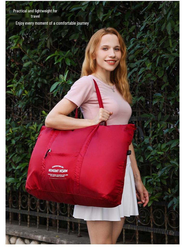 Foldable Lightweight Large-Capacity Travel Handbag for Camping, Business & Maternity