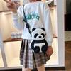 Tote Bag Panda Silicone Bag Female Messenger Bag Cute Children Cartoon Panda Mobile Phone Bag Large Capacity Change Bag Tide