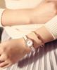 KIMIO K6121 Watch Simple White Rose Gold Watch Diamond Women's - Design, Ceramic, Band, Dial.