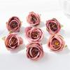 Rosa Simulazione Vintage Boccioli di Rosa Ghiaccio Rose Boccioli di Tè Materiale Fai da Te Fatto a Mano Decorazione Matrimonio Scatola Regalo Oggetti di Scena per Foto Decorazione Fiori Finti