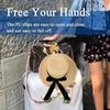 1 Peça de Presilhas para Chapéu para Viagem Clipe de Chapéu em Couro PU para Mala Bolsa de Mão Mochila Clipe de Bagagem para Chapéus Companheiro para Chapéus de Praia ao Ar Livre