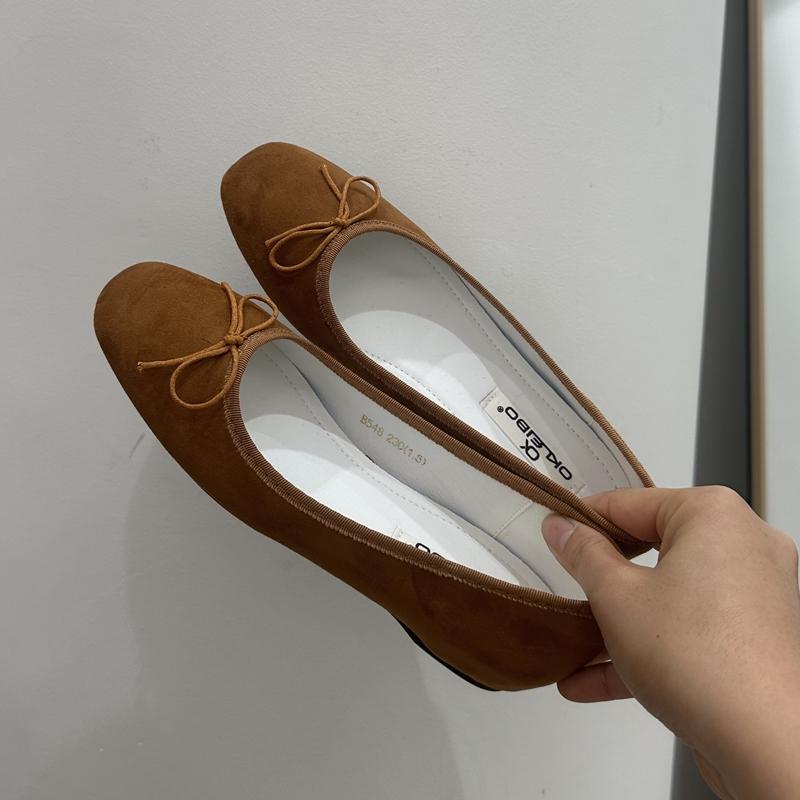 Fashion SUOJIALUN 2025 Spring New Brand Women Flat Shoes Fashion Candy Color Ladies Elegant Boat Shoes Soft Flat Heel Slip On Ballerinas