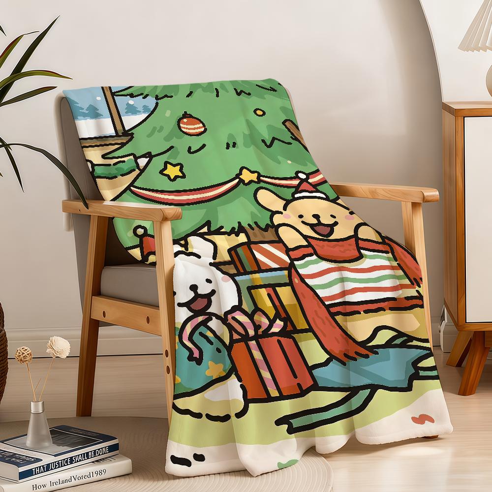 Blanket Throw Cute Super Cosy Plush Living Room Sofa Couch Christmas Dog Childish Birthday Line Gifts
