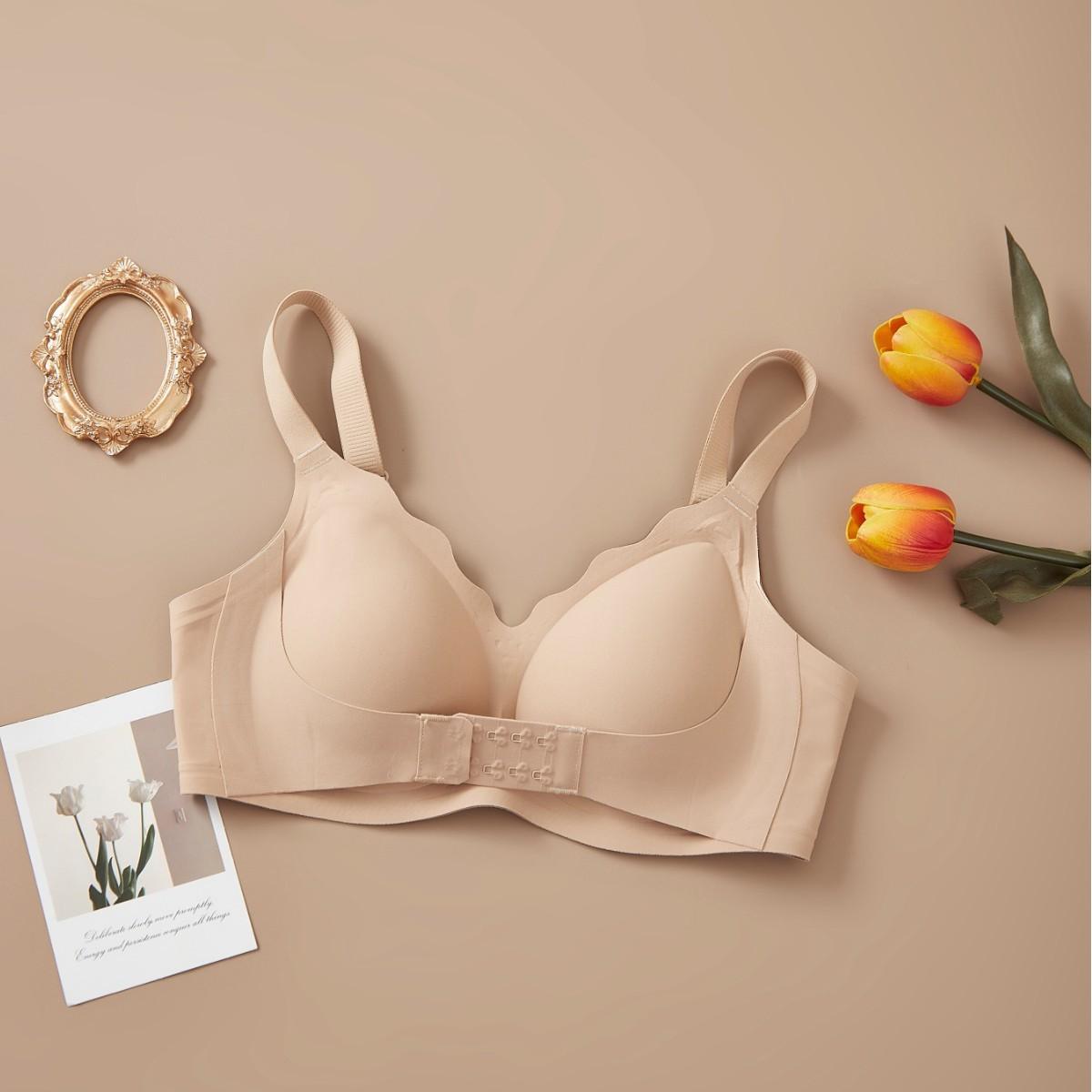 Seamless Hunchback Correction Wireless Push Up Breathable Back Shaping Bra For Women S
