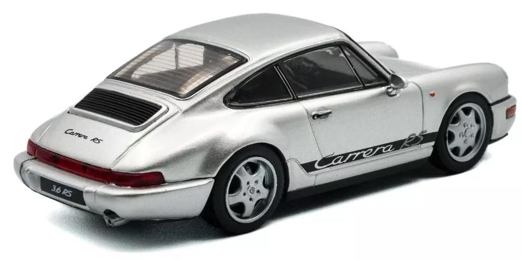 SOLIDO Scale Porsche 911 RS 1994 Silver Finished Product S4312904 1/43 (964)